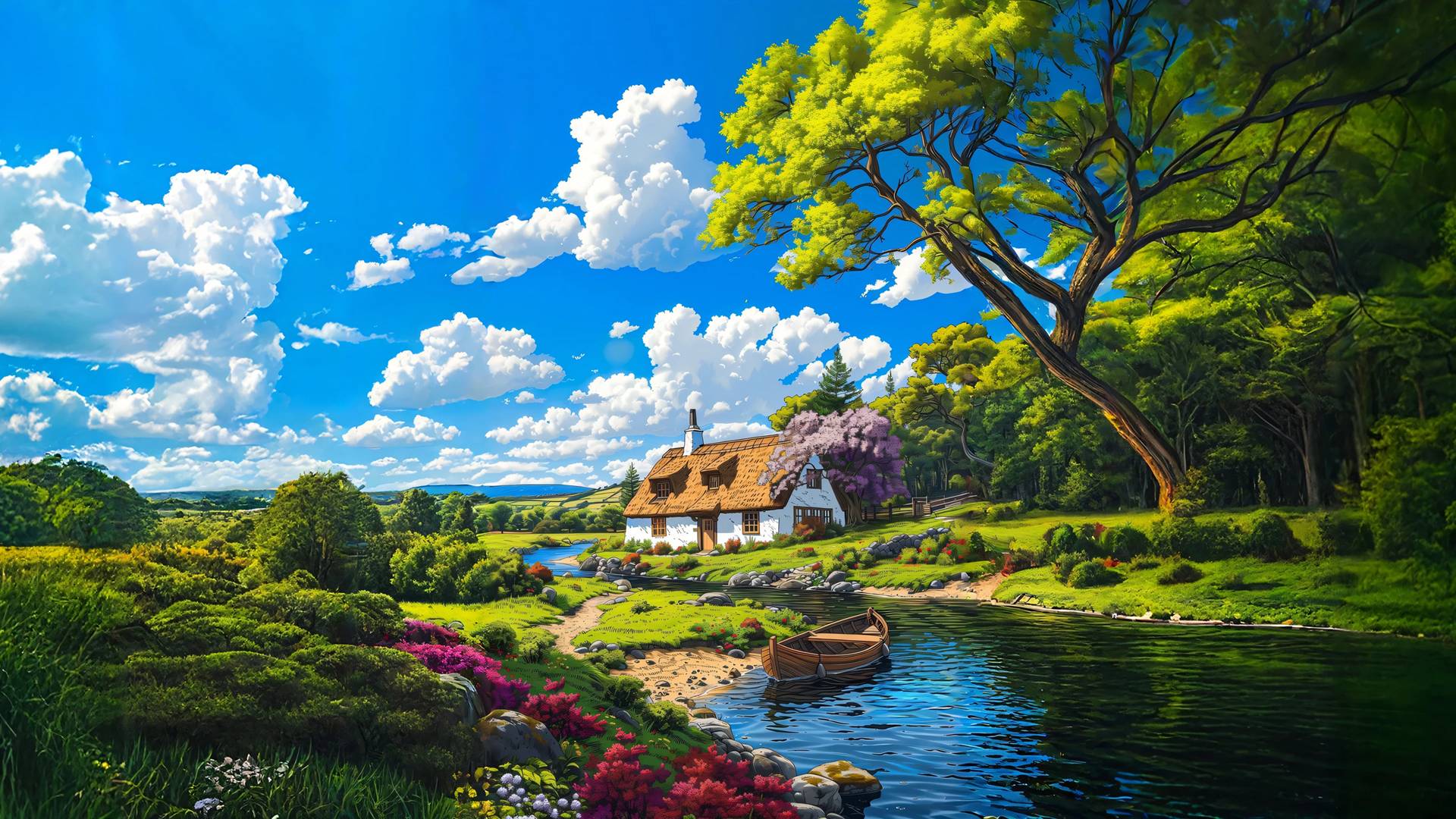 梦中伊甸园风景